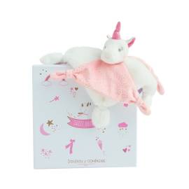 DOUDOU Unicorn - Pink Plush 