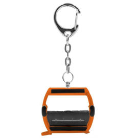 Orange OMEGA IV gondola key ring 