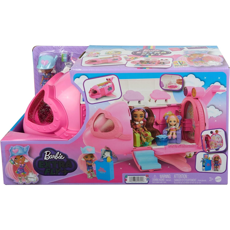 Extra luxury travel set with Barbie and accessories