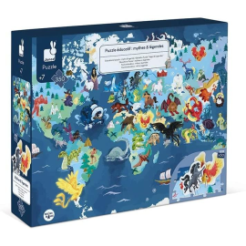 Educational puzzle 350 pieces - myths and legends 