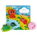 6 piece puzzle - Hide and seek Nature 