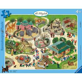 30 Piece Frame Puzzle at the Zoo 