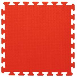 4 Red puzzle mat - 50 x 50 cm 