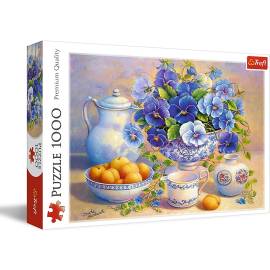 1000 Piece Puzzle The Blue Bouquet 