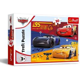 DISNEY 30 Piece Puzzle - CARS before the race 