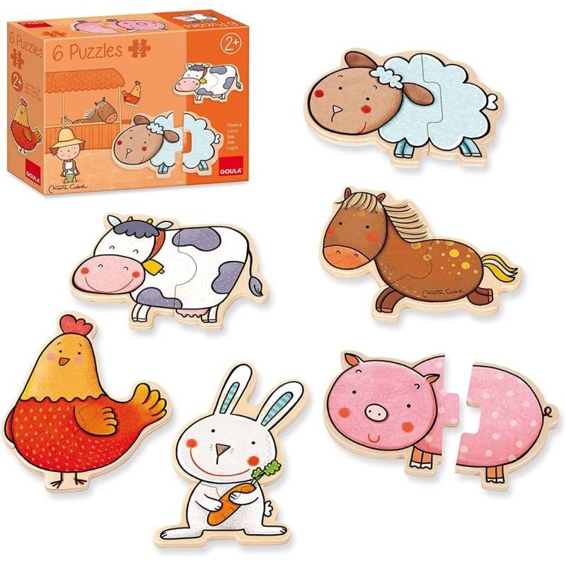 puzzles Farm animals 