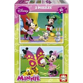 2 Puzzles 20 Pieces DISNEY - Minnie 