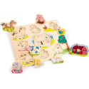 8 piece puzzle The wooden farm 