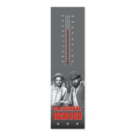 Bud Spencer & Terence Hill wall thermometer with key hooks Old School Heroes