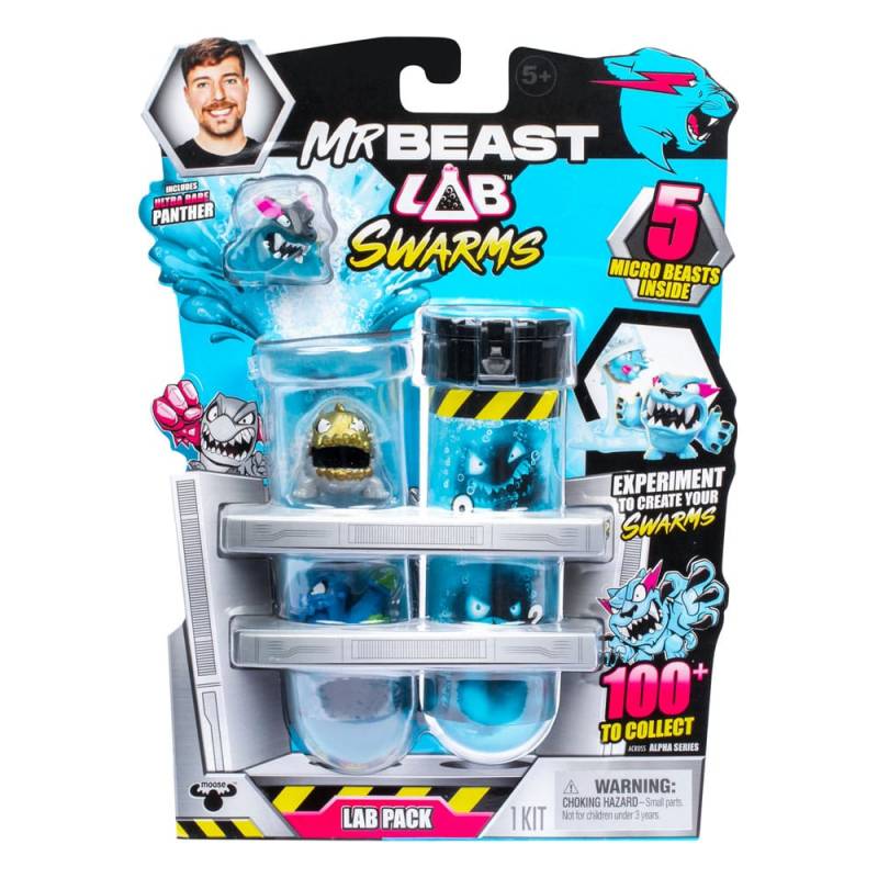 Mr. Beast Lab Swarms pack 5 figures 3 cm