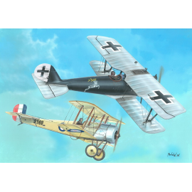 Bristol Scout D vs Pfalz D.IIIa (Duels in the sky, 2+2 in1)