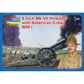 Howitzer MkVII Canon Figure + American Crew First World War 1:72