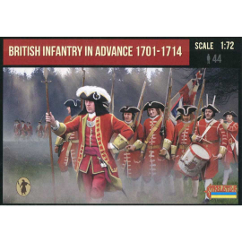 Figure British infantry in advance 1701-1714 1:72