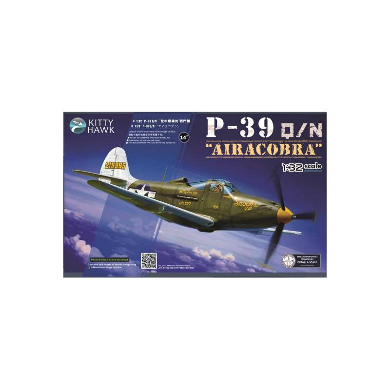 Plastic model aircraft BELL P-39 Q/N "AIRACOBRA" 1943 1:32