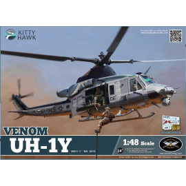 UH-1Y VENOM helicopter plastic model