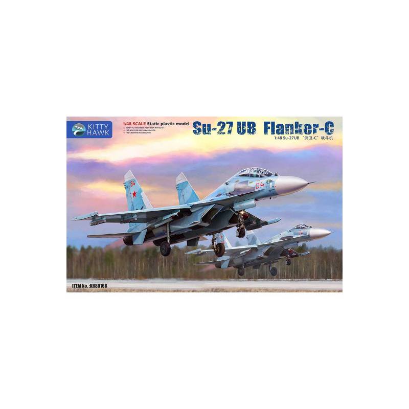 Plastic model of Sukhoi 27UB aircraft 1:48