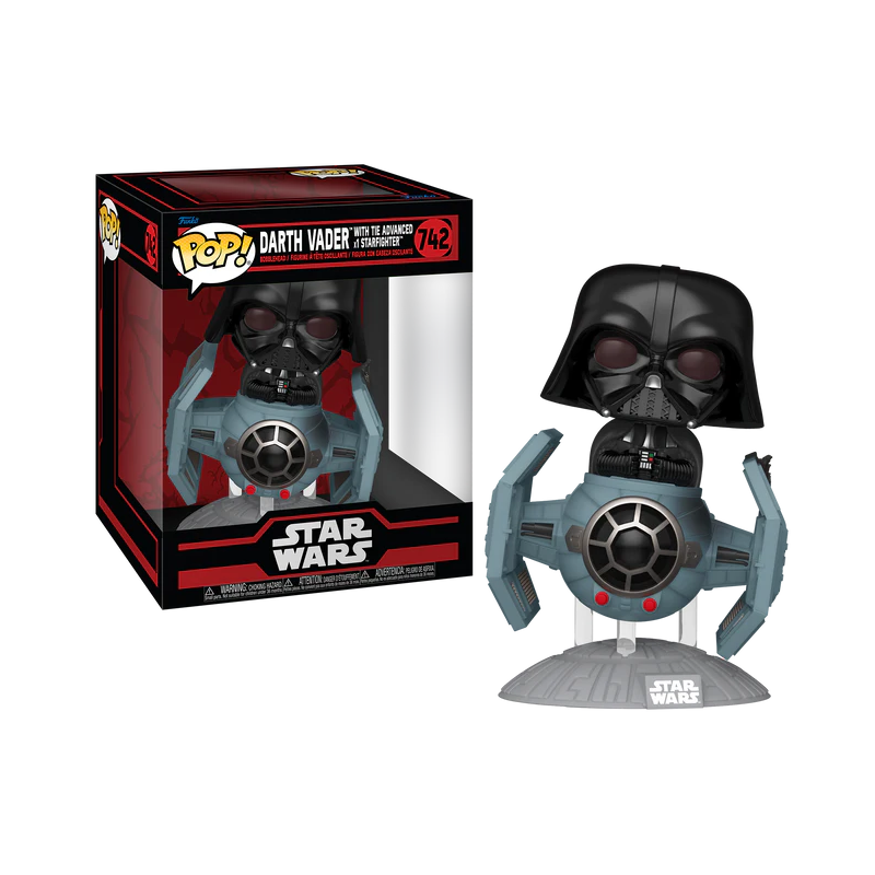 STAR WARS DARKSIDE - POP! Ride DLX No. 742 -Tie Advanced with Darth Vader