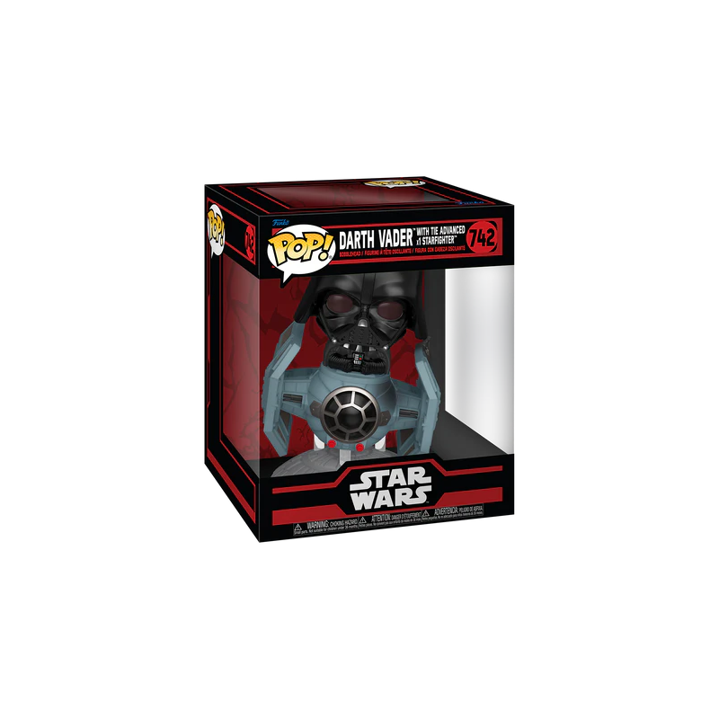 STAR WARS DARKSIDE - POP! Ride DLX No. 742 -Tie Advanced with Darth Vader