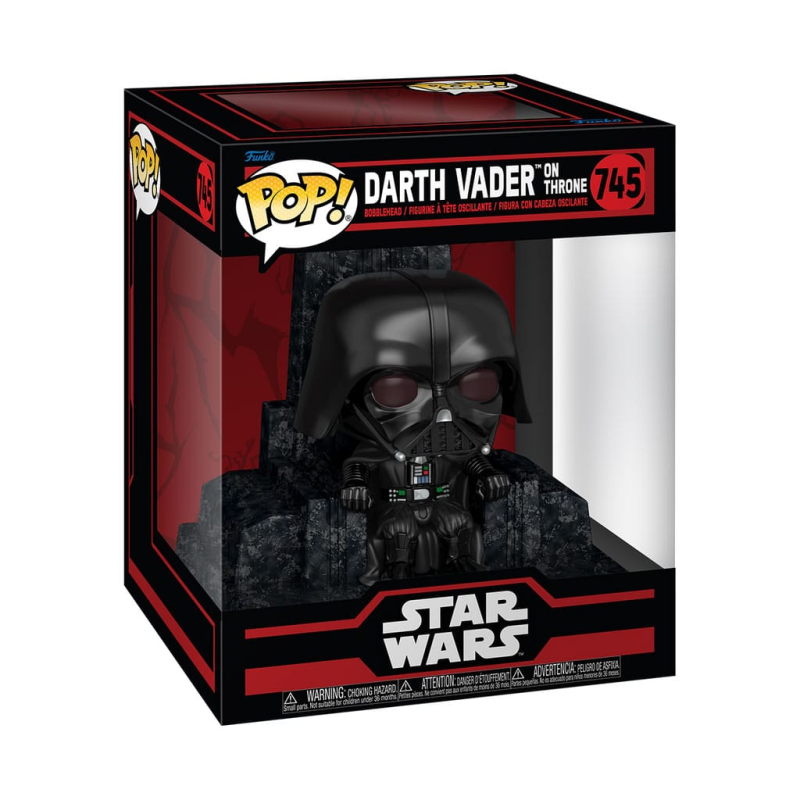 Star Wars: Dark Side POP! Deluxe Vinyl figure Vader Throne 9 cm