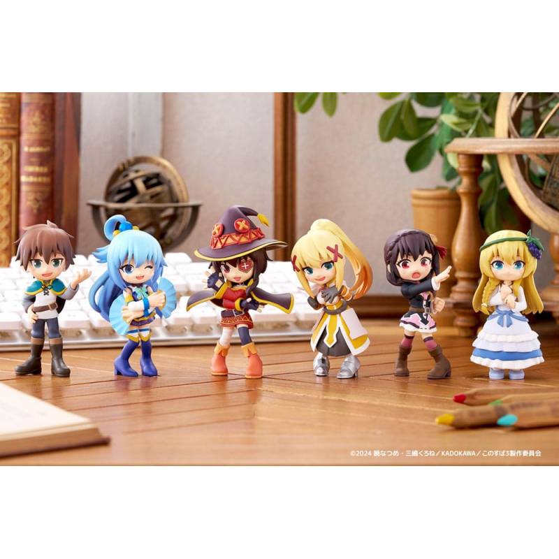 Konosuba Season 3 PalVerse Pack 6 figures 9 cm Bushiroad