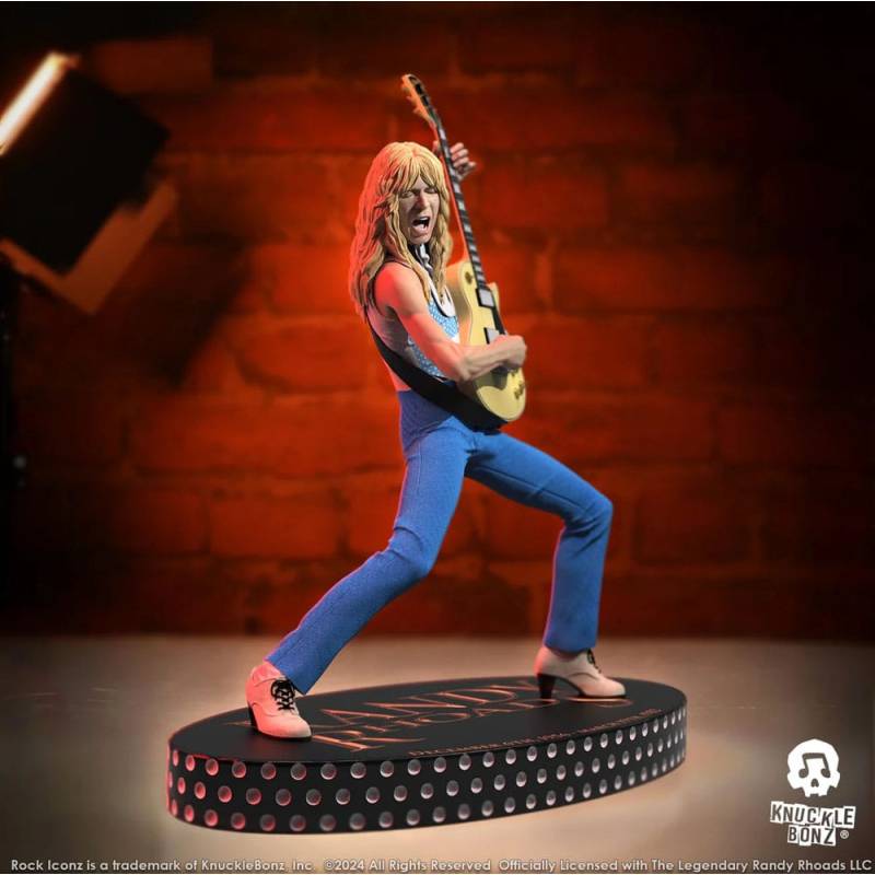 Randy Rhoads IV statuette Rock Iconz The Early Years Blue Version 24 cm Knucklebonz