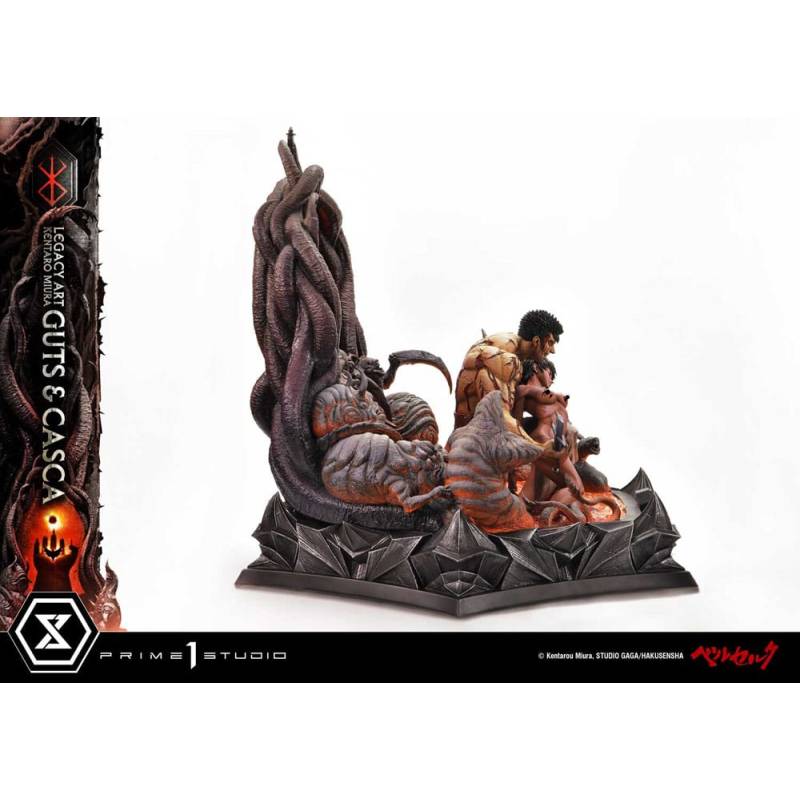 Berserk statuette Legacy Art Kentaro Miura 1/4 Guts & Casca Bonus Version 72 cm