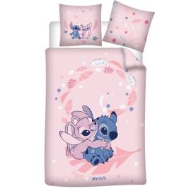 LILO & STITCH - Stitch & Angel - Bedding set 140x200cm + 65x65cm 