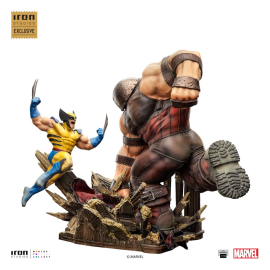 Marvel - Statuette 1/10 BDS Art Scale Wolverine vs Juggernaut heo EU Exclusive 30 cm 