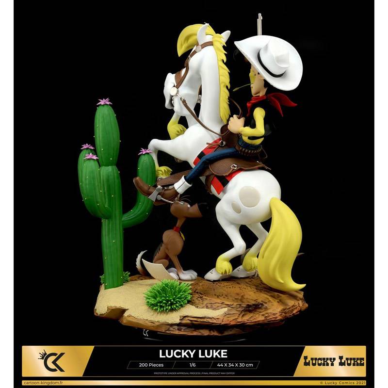 Lucky Luke Statue Resin Limited 200 Copies Statue