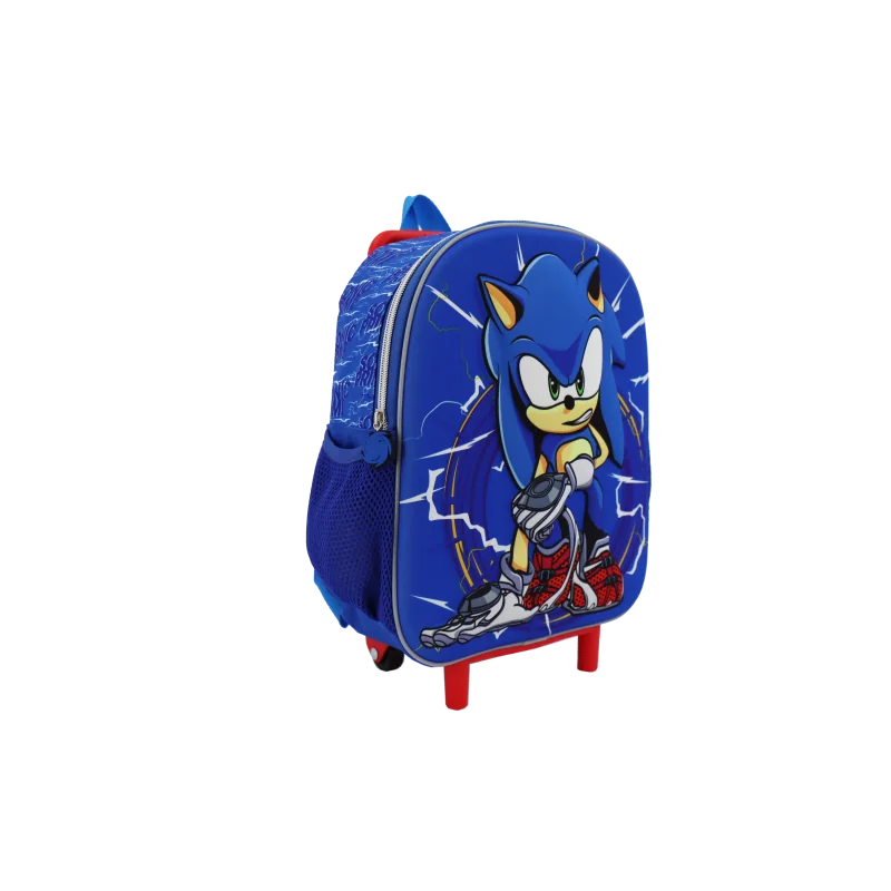 Sonic Prime Junior Trolley Backpack 3D 36x25x14cm Bag