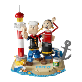 Popeye Pantasy Popeye & Olivia 33cm Building Set Model kit 