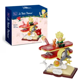 The Little Prince Pantasy Skatekart Series Starry Ride Plane 13 cm Building Set 