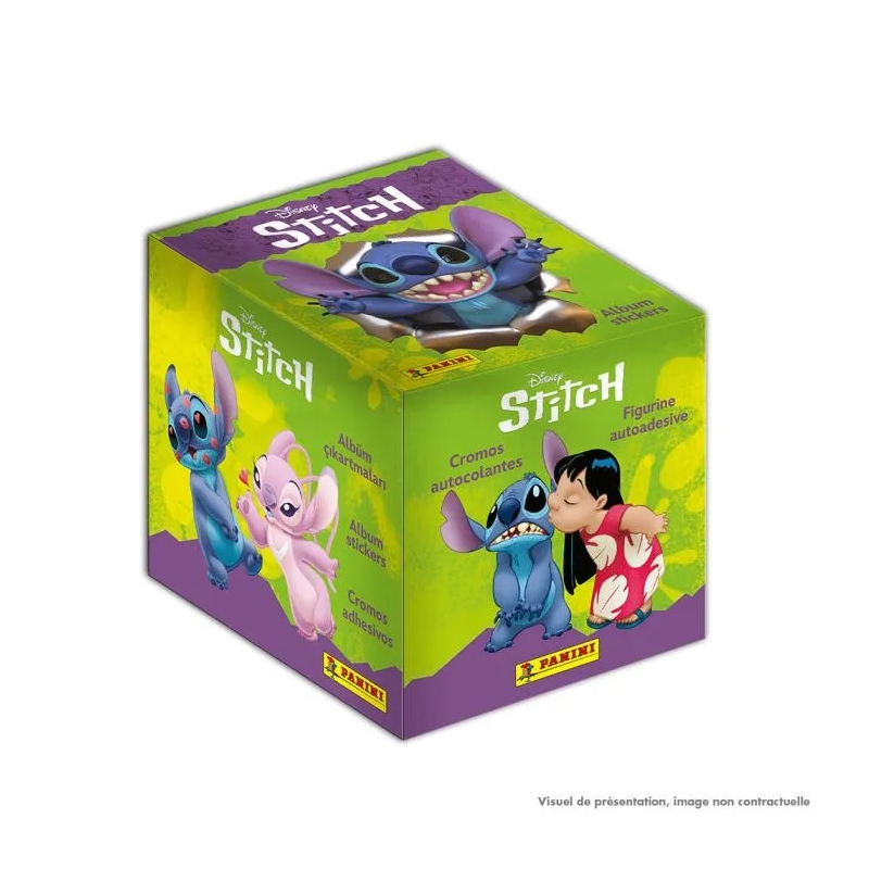 Disney Stitch box of 36 pockets 180 Stickers 