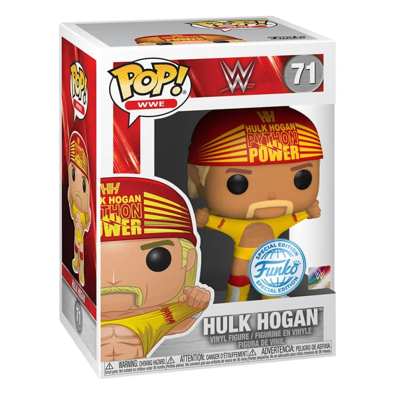 WWE POP! Vinyl Figure Wrestlemania 3 - Hulk Hogan Exclusive 9 cm Figurines