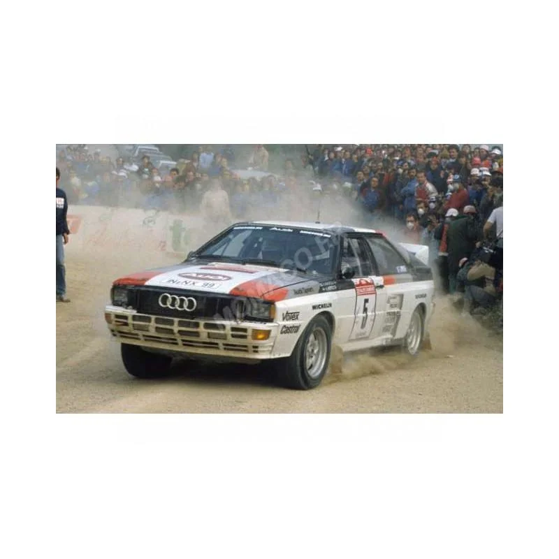 AUDI QUATTRO A2 5 MIKKOLA RALLYE SANREMO 1983 Die cast 