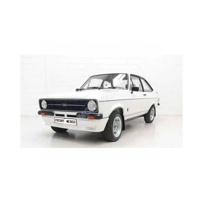 FORD ESCORT MKII RS MEXICO 1976 BLANC RHD Die cast 