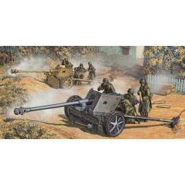 Cannon7.5cm PaK40&servants Model kit 