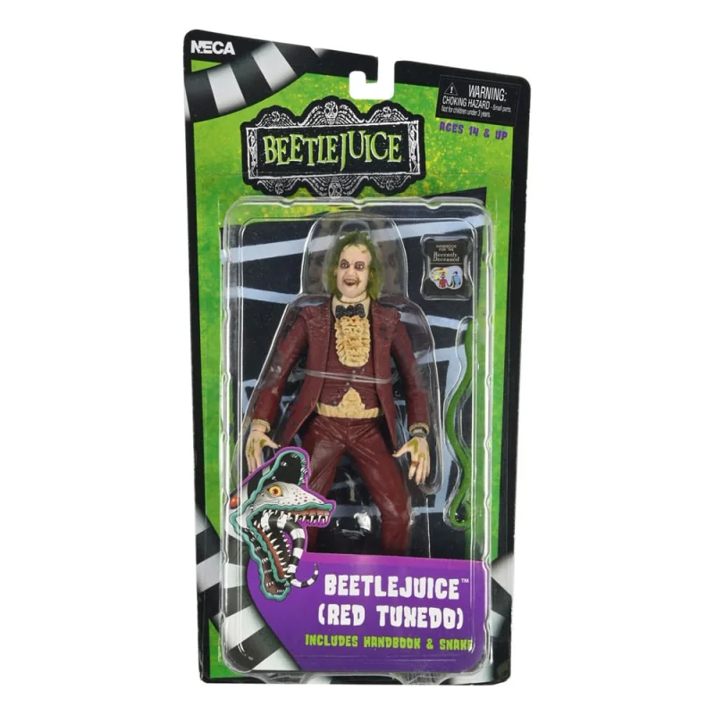 Beetlejuice 1988 Beetlejuice Red Tuxedo Figure 18 cm Action Figure