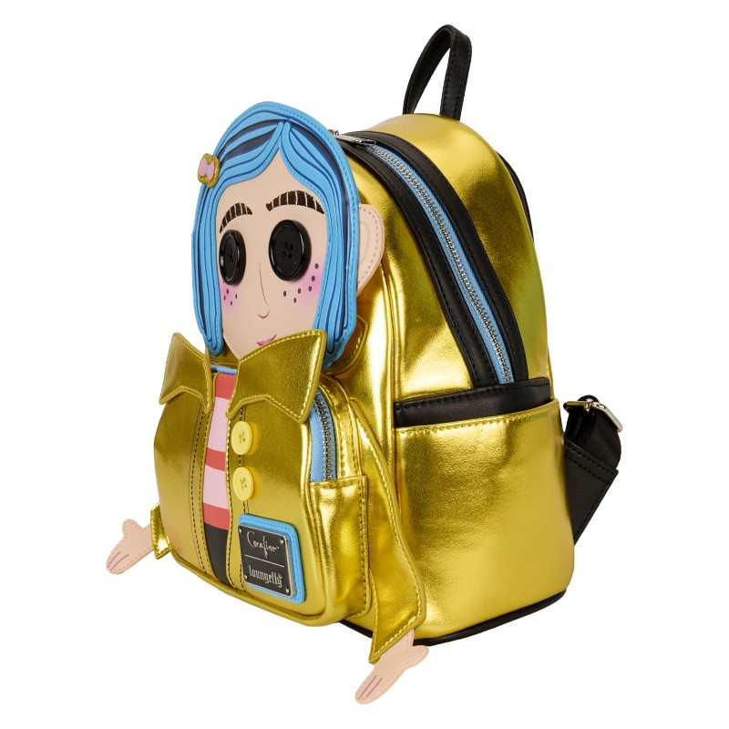 Coraline 15th Anniv Loungefly Mini Backpack Doll Cosplay Bag