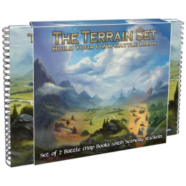 The Terrain Set Build Your Own Battle Map Kit Board game 