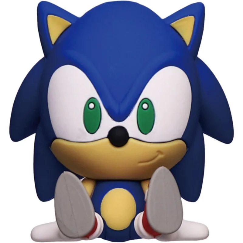 SONIC - Sitting Sonic - 3D Foam Collectible Magnet 