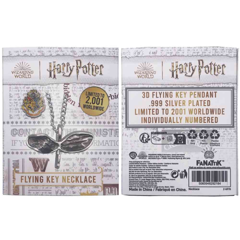 CO-100916 Harry Potter - Flying Key - Necklace