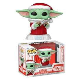 MANDALORIAN HOLIDAY - POP Star Wars N° 747 - Grogu (Santa) Pop figures 