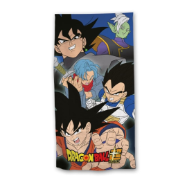 DRAGON BALL SUPER - Goku Vegeta Trunks - Serviette de Plage 70x140cm 