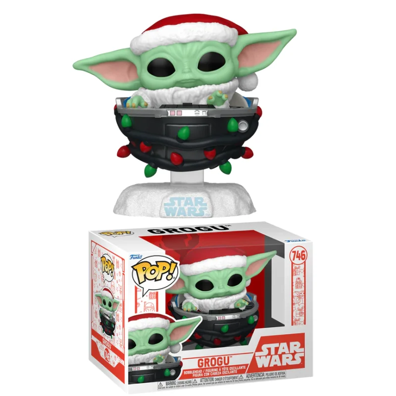 MANDALORIAN HOLIDAY - POP Star Wars No. 746 - Grogu Pop figures 