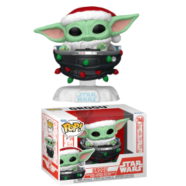 MANDALORIAN HOLIDAY - POP Star Wars No. 746 - Grogu Pop figures 