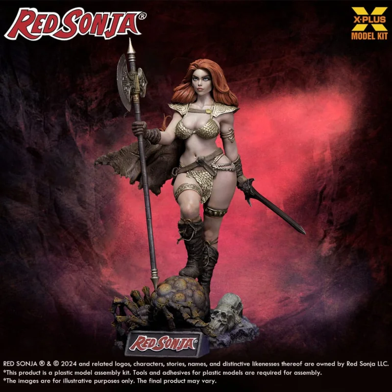 Red Sonja figurine Plastic Model Kit 1/8 Red Sonja 27 cm X-Plus