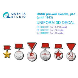 USSR pre-war awards, pt1 (until 1943) 