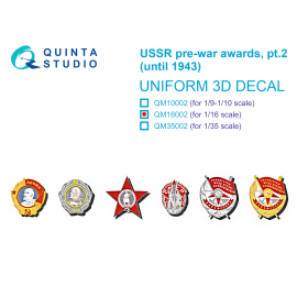 USSR pre-war awards, pt2 (until 1943) 