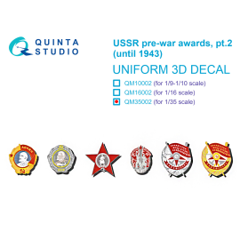 USSR pre-war awards, pt2 (until 1943) 